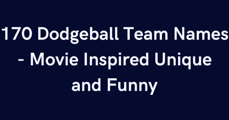 170 Dodgeball Team Names – Movie Inspired Unique and Funny