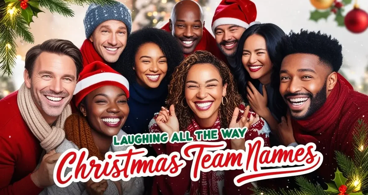 Christmas Team Names Laughing All the Way