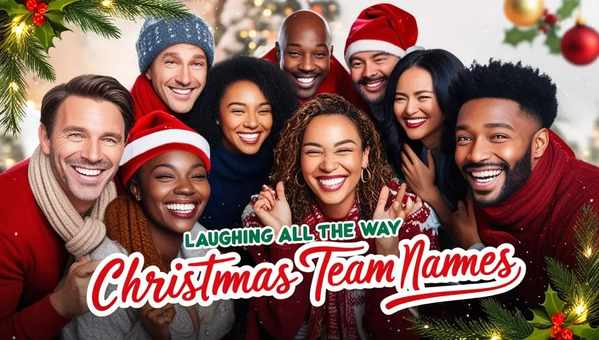 Christmas Team Names Laughing All the Way