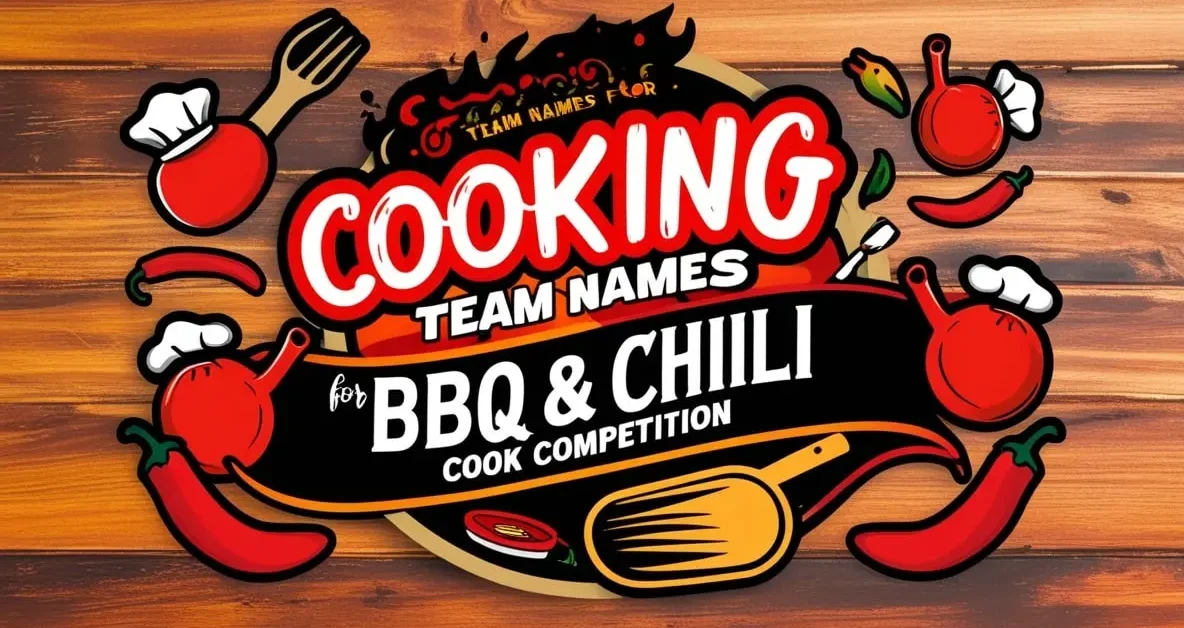 Cooking Team Names For BBQ & Chili Cook Off Competition