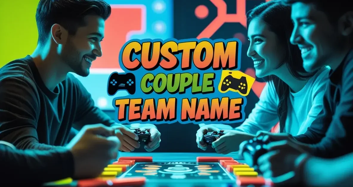 Couple Team Names - Specifically for Couple Games