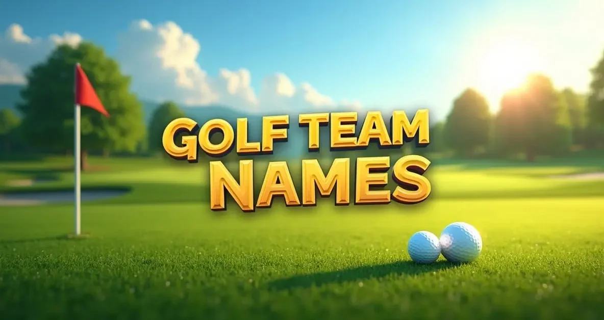 Funny Golf Team Names - Putting Laughter on the Green