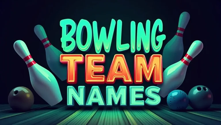 Good and Funny Bowling Team Names