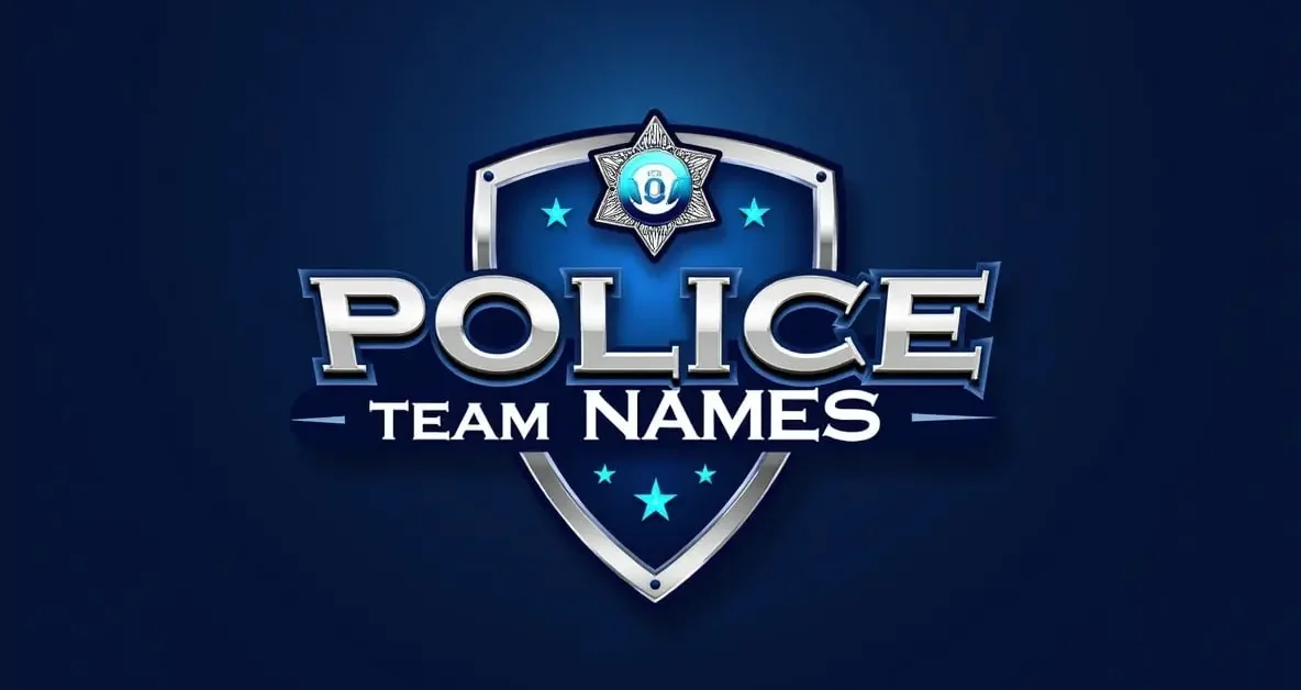 Police Team Names For Sports and Professional Work