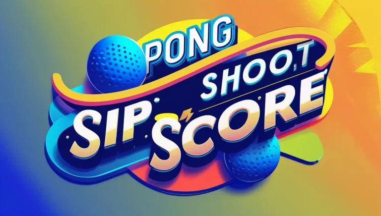 Pong Team Names - Sip, Shoot, Score