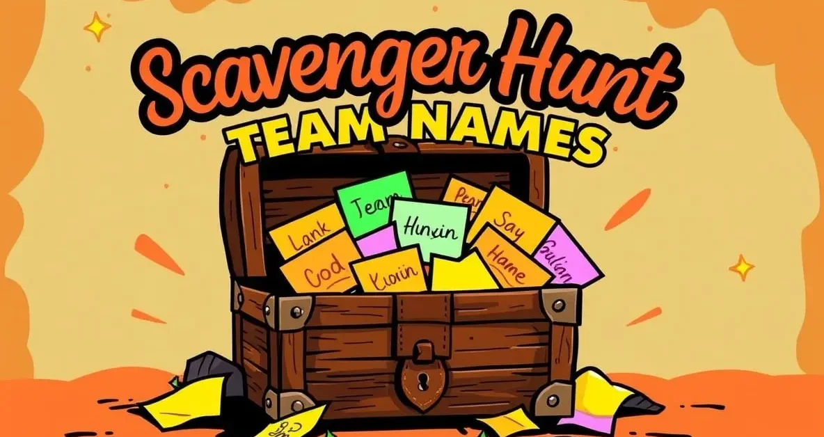 Scavenger Hunt Team Names - Increase Your Adventure Spirit