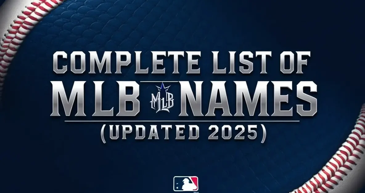 Complete List of MLB Team Names