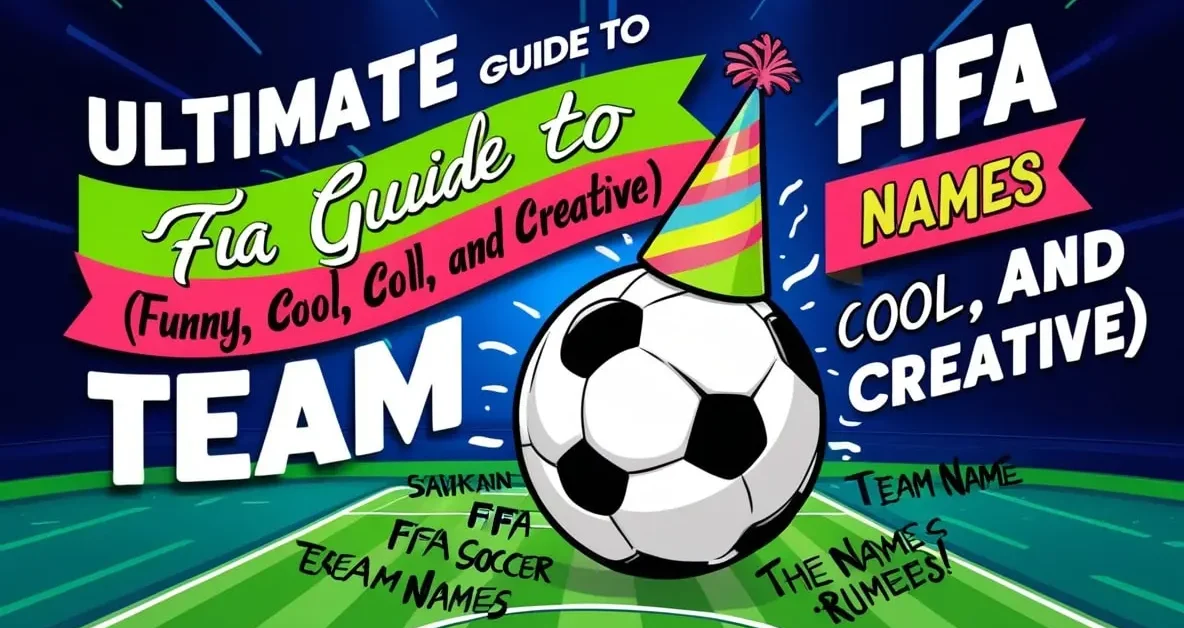 Ultimate Guide to FIFA Team Names (Funny, Cool, and Creative)