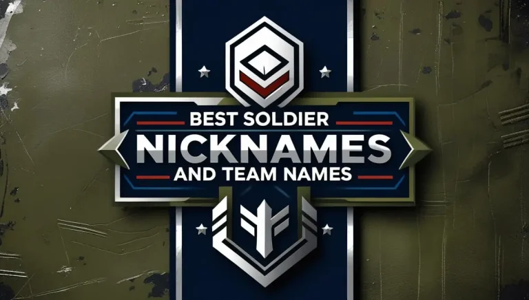 Awesome Military Names Best Soldier Nicknames and Team Names