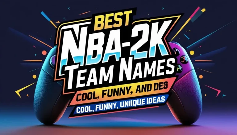 Best NBA 2K Pro-Am Team Names Cool, Funny, and Unique Ideas