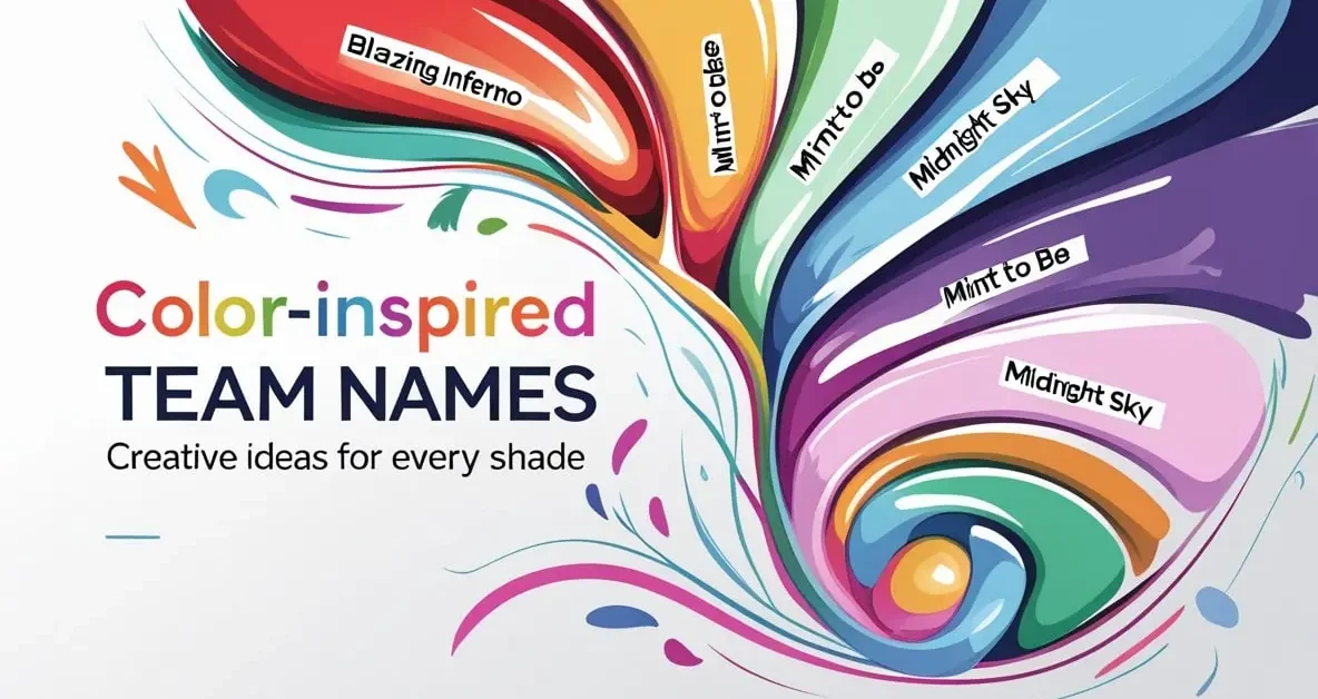 Color-Inspired Team Names Creative Ideas for Every Shade