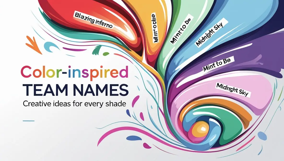 Color-Inspired Team Names Creative Ideas for Every Shade