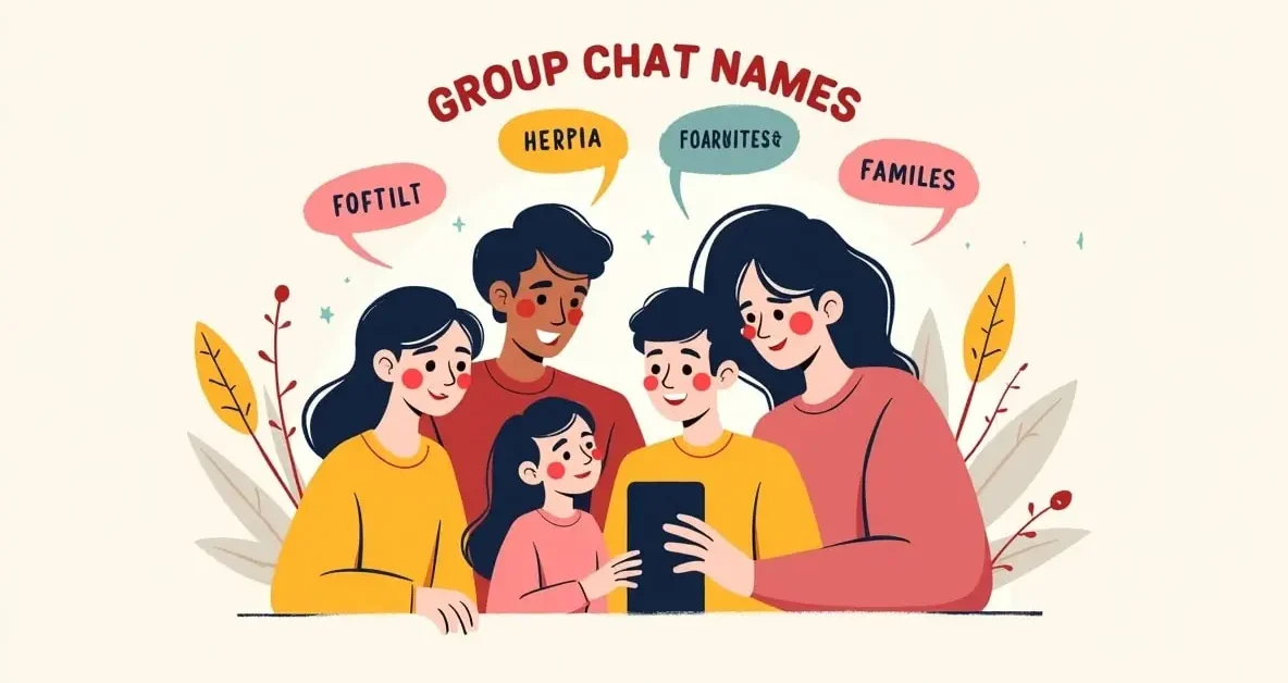 Creative and Fun Group Chat Names for Families and Siblings