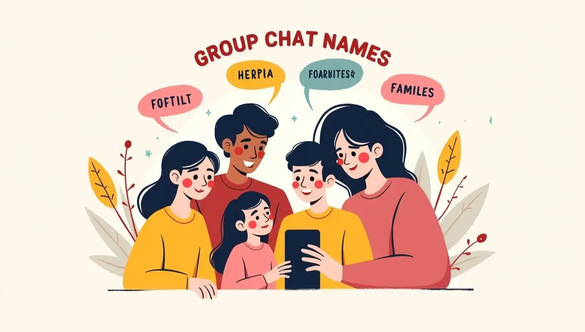 Creative and Fun Group Chat Names for Families and Siblings