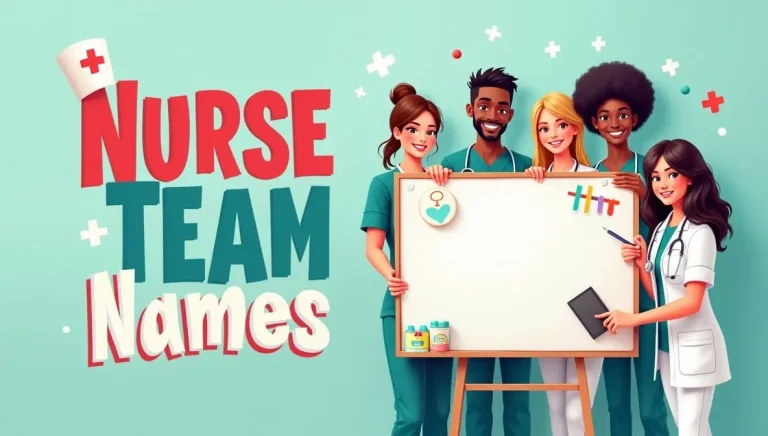 Funny Nurse Team Names Hilarious & Clever Ideas for Your Medical Crew