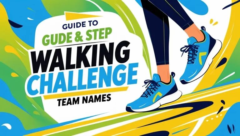 The Ultimate Guide to Step & Walking Challenge Team Names