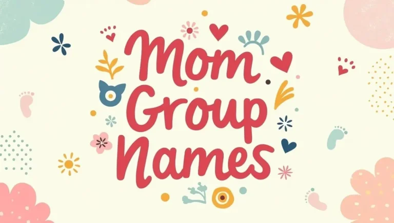 List of Mom Group Names Funny, Creative, and Unique Ideas