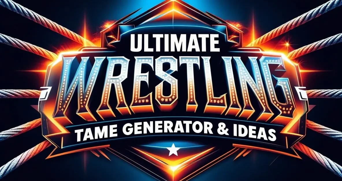 Ultimate Wrestling Tag Team Name Generator & Ideas