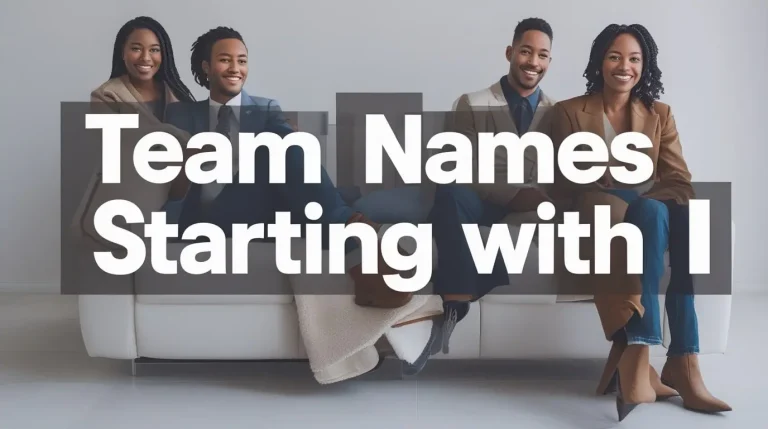 750+ Best Team Names Starting with I for Any Group