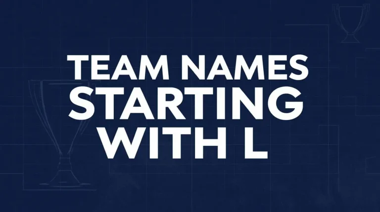 750+ Best Team Names Starting with L