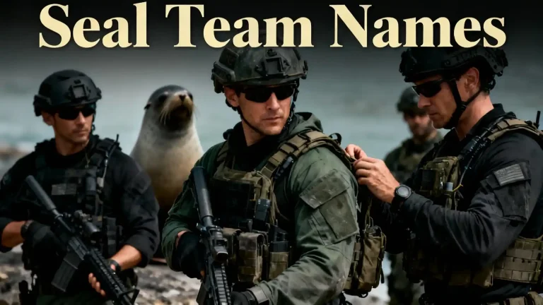 Seal Team Names