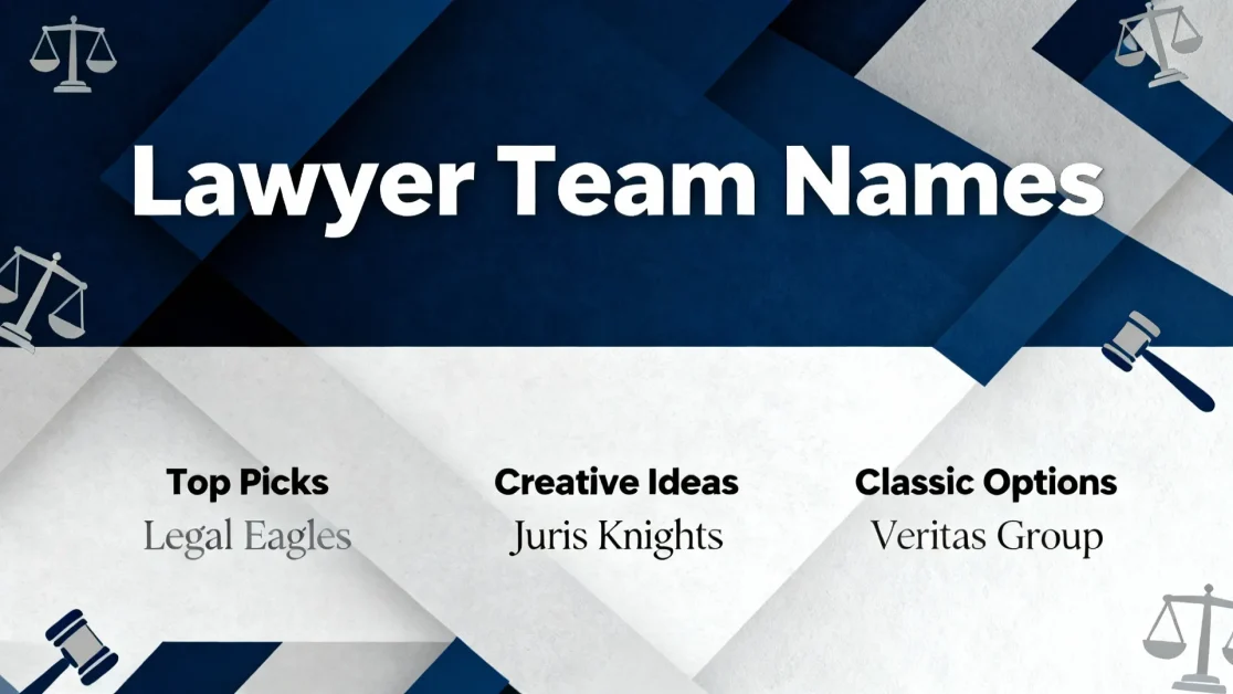 Lawyer Team names