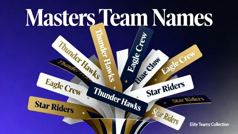 Masters Team Names